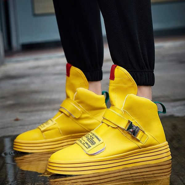 hip hop street men fashion casual shoes high sneaker nice spring new men chunky shoes buckle tenis walking shoe zapatillas, Black
hip hop street men fashion casual shoes high sneaker nice spring new men chunky shoes buckle tenis walking shoe zapatillas, Black
