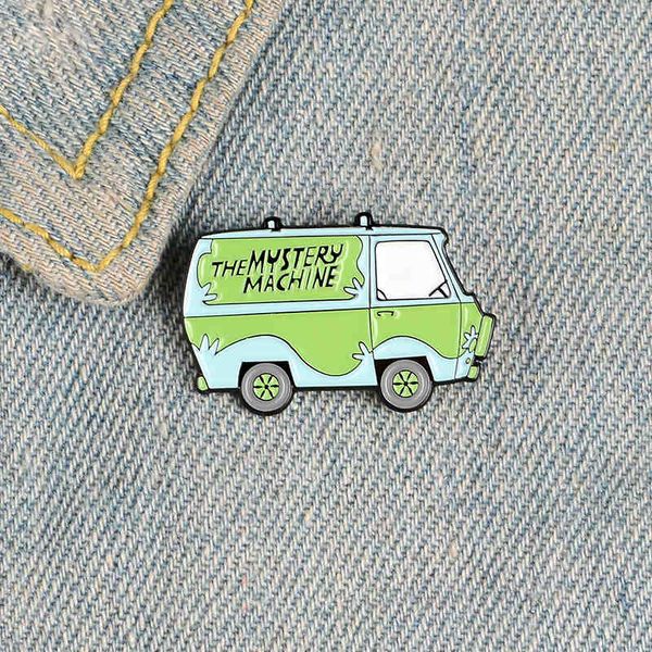 magical green car enamel pins the mystery machine badges solve trouble brooches for women backpack bag lapel pin cartoon cute jewelry gifts, Gray
magical green car enamel pins the mystery machine badges solve trouble brooches for women backpack bag lapel pin cartoon cute jewelry gifts, Gray