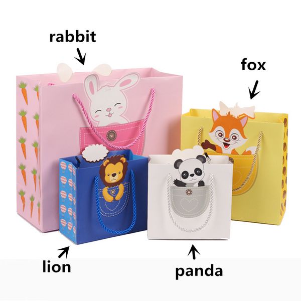 5pcs lovely multifunction animal paper bag with handles wedding festival gift bag shopping bags kraft paper
5pcs lovely multifunction animal paper bag with handles wedding festival gift bag shopping bags kraft paper