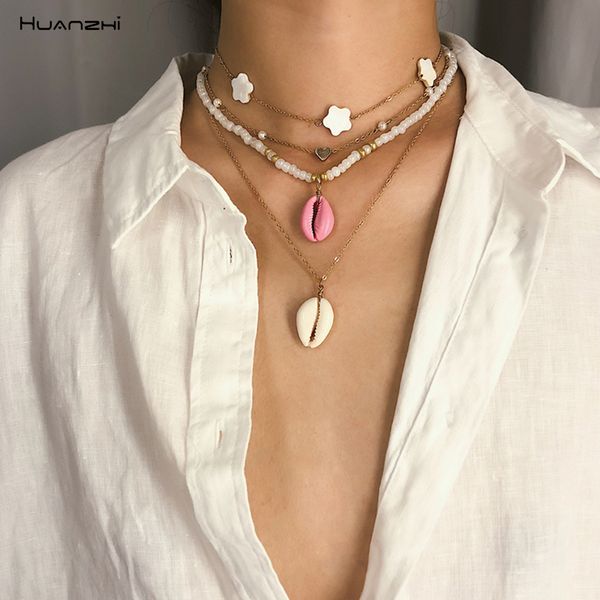 huanzhi 2019 multilayer stars heart statement bohemian beaded pendant sea shell necklace for women girls party vacation jewelry, Silver
huanzhi 2019 multilayer stars heart statement bohemian beaded pendant sea shell necklace for women girls party vacation jewelry, Silver