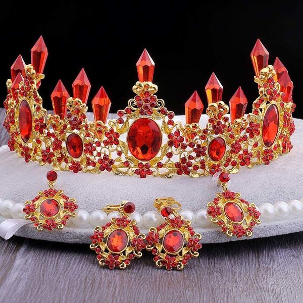 new rhinestone baroque crystal column crown earrings bride tiaras headdress wedding bridal diadem hair jewelry accessories jl, Golden;white
new rhinestone baroque crystal column crown earrings bride tiaras headdress wedding bridal diadem hair jewelry accessories jl, Golden;white