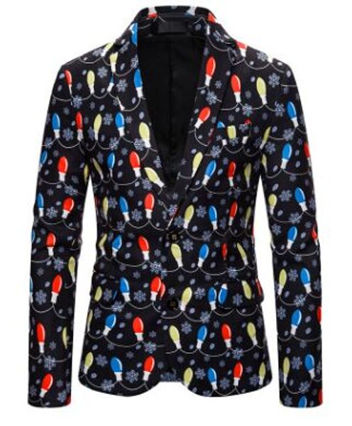 adisputent print suit christmas pattern mens blazer jacket flat barge collar mens fashionmen's gothic fashion party blazer, White;black
adisputent print suit christmas pattern mens blazer jacket flat barge collar mens fashionmen's gothic fashion party blazer, White;black