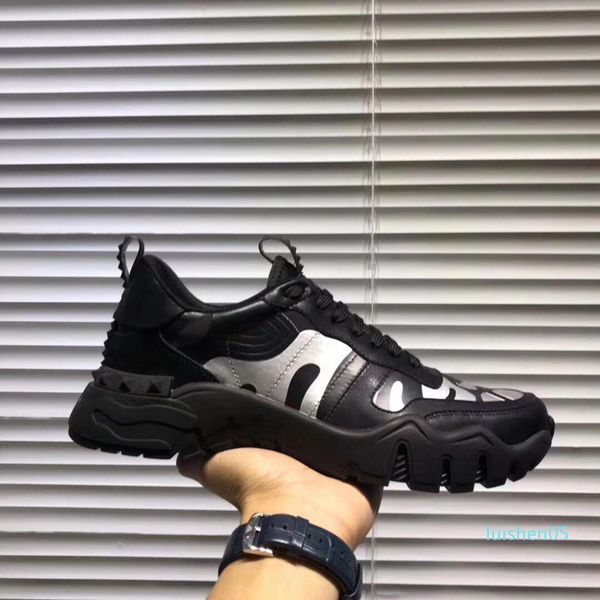 shoes fashion camouflage sneakers men leather flats luxury designer trainers casual shoes tennis dress sneaker af03, Black
shoes fashion camouflage sneakers men leather flats luxury designer trainers casual shoes tennis dress sneaker af03, Black