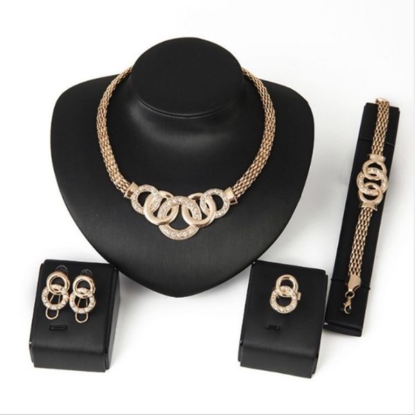 new brand exaggerated big choker trendy round shape necklace bracelet earring ring set party costume jewelry, Black
new brand exaggerated big choker trendy round shape necklace bracelet earring ring set party costume jewelry, Black