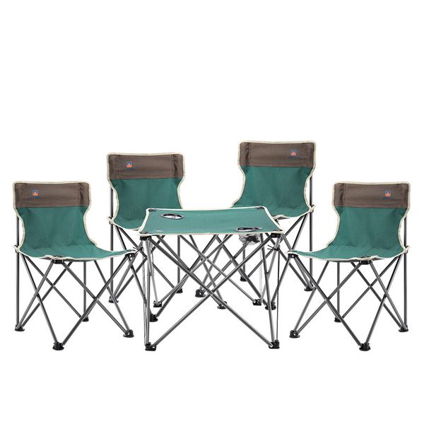 rugged camping portable beach chair set outdoor leisure table and chair five-piece folding
rugged camping portable beach chair set outdoor leisure table and chair five-piece folding