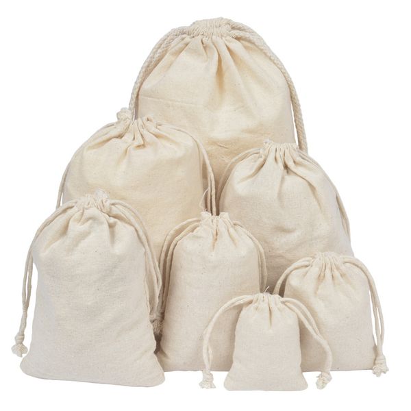 50pcs reusable cotton muslin gift bags natural burlap candy package bag wedding party jewelry decoration linen drawstring pouch
50pcs reusable cotton muslin gift bags natural burlap candy package bag wedding party jewelry decoration linen drawstring pouch