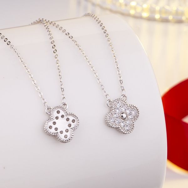 four-leaf clover diamond necklace s925 sterling silver jewelry diamond pendant choker necklace female
four-leaf clover diamond necklace s925 sterling silver jewelry diamond pendant choker necklace female