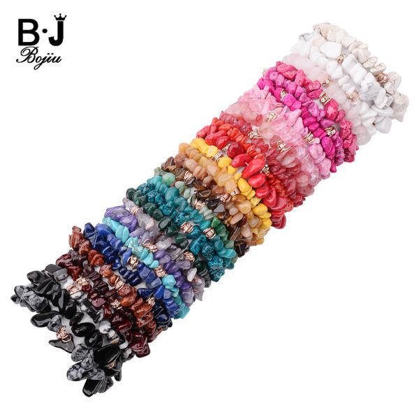 irregular natural semi precious stone bracelets for women rose gold rondelle stretch gravel chips beaded bracelet femme bc367, Black
irregular natural semi precious stone bracelets for women rose gold rondelle stretch gravel chips beaded bracelet femme bc367, Black