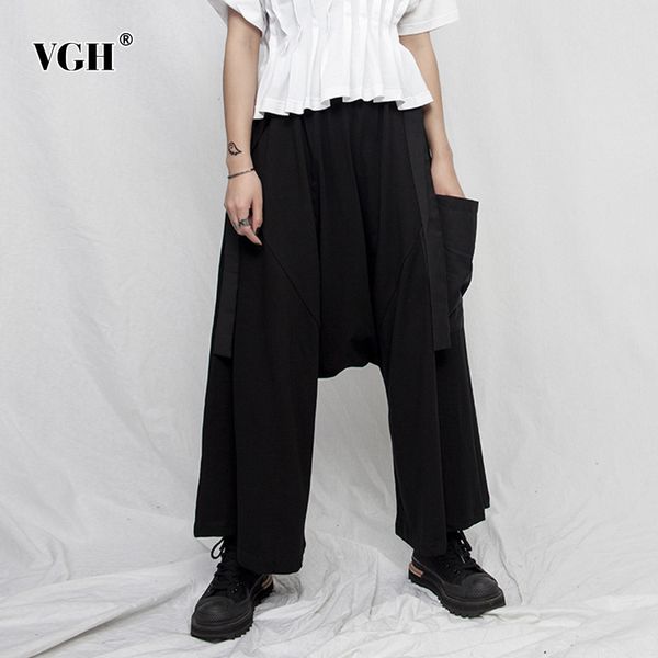 women's pants & capris vgh casual patchwork loose women ankle-length high waist ruched cross-pant for female fashion clothing 2021 spri, Black;white
women's pants & capris vgh casual patchwork loose women ankle-length high waist ruched cross-pant for female fashion clothing 2021 spri, Black;white