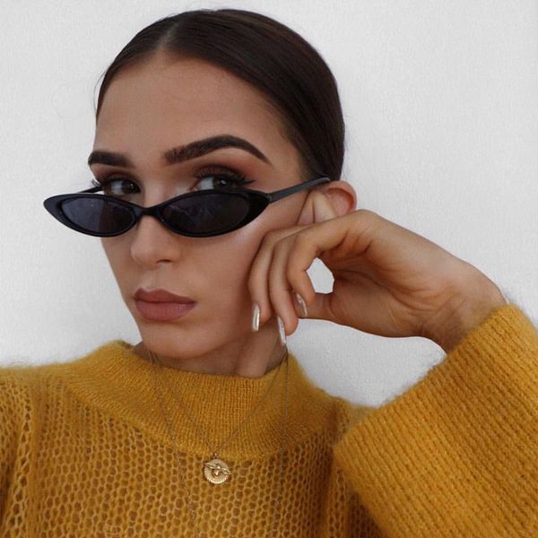 ocean lens transparent sunglasses narrow cat eye small oval sun glasses women cateye shape retro brand goggles eyewear, White;black
ocean lens transparent sunglasses narrow cat eye small oval sun glasses women cateye shape retro brand goggles eyewear, White;black