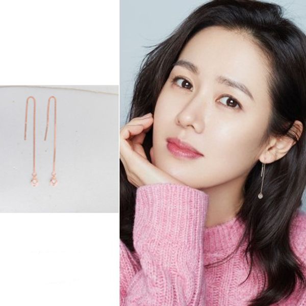 line forced landing of love hyun bin son ye jin ear korean dramas tv personality for women earrings pendientes brincos, Silver
line forced landing of love hyun bin son ye jin ear korean dramas tv personality for women earrings pendientes brincos, Silver