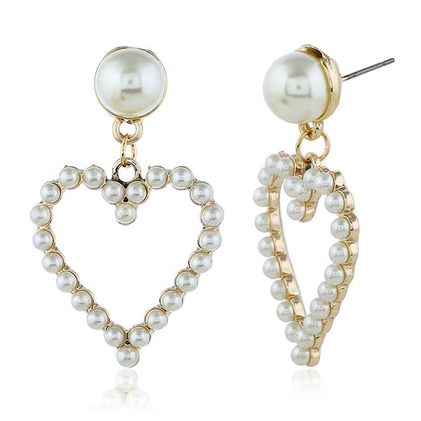 korean simple pearl loving peach heart earrings fashionable hollow sweet girl earrings, Golden
korean simple pearl loving peach heart earrings fashionable hollow sweet girl earrings, Golden