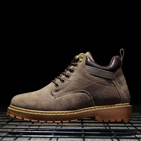 2020 fashion casual men shoes antiskid rubber bottom tooling shoes suede keep warm black ventilation waterproof leather gym shoes gm06
2020 fashion casual men shoes antiskid rubber bottom tooling shoes suede keep warm black ventilation waterproof leather gym shoes gm06