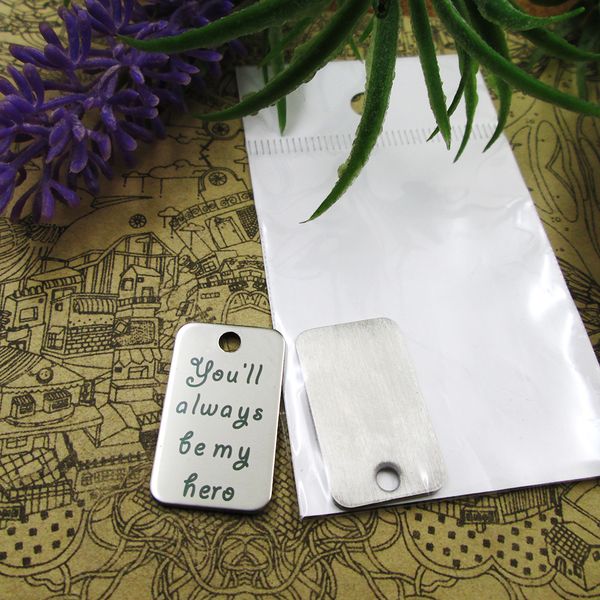 40pcs--"you'll always be my hero"stainless steel charms more style for choosing diy charms pendants for necklace, Bronze;silver
40pcs--"you'll always be my hero"stainless steel charms more style for choosing diy charms pendants for necklace, Bronze;silver
