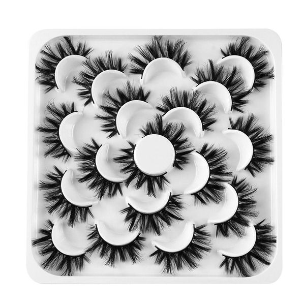 10 pair 3d mink eyelashes natural long fluffy false eyelashes handmade dramatic fake lashes makeup extension eye lashes
10 pair 3d mink eyelashes natural long fluffy false eyelashes handmade dramatic fake lashes makeup extension eye lashes