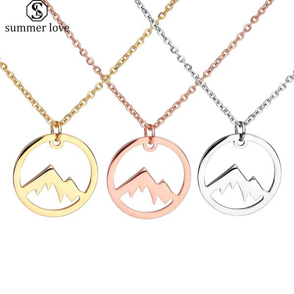 dainty circle silver mountain pendant necklace women's neck chain minimalist stainless steel jewelry gift for outdoor lovers hikers ski
dainty circle silver mountain pendant necklace women's neck chain minimalist stainless steel jewelry gift for outdoor lovers hikers ski