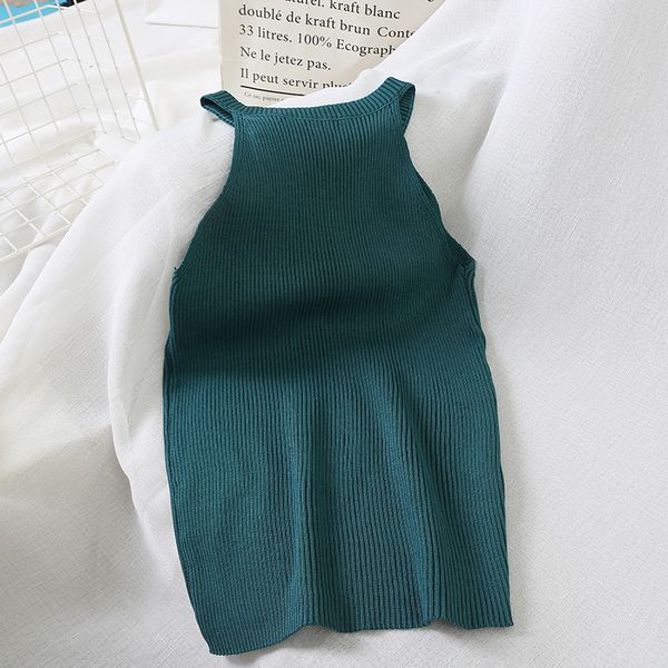 women's sweaters summer knitted vest women slim sleeveless halter ladies basic body pullover korean casual, White;black
women's sweaters summer knitted vest women slim sleeveless halter ladies basic body pullover korean casual, White;black