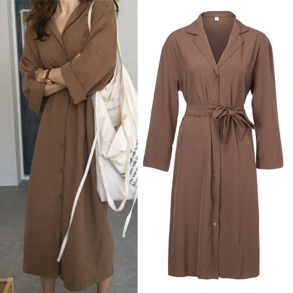 hxroolrp women solid color long coat loose belt casual commuting windbreaker sweater coat blouse jacket cardigan f1, Tan;black
hxroolrp women solid color long coat loose belt casual commuting windbreaker sweater coat blouse jacket cardigan f1, Tan;black