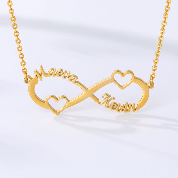 stainless steel custom heart name necklace gold color personalized nameplate infinity pendant necklace boho jewelry bff gifts, Silver
stainless steel custom heart name necklace gold color personalized nameplate infinity pendant necklace boho jewelry bff gifts, Silver