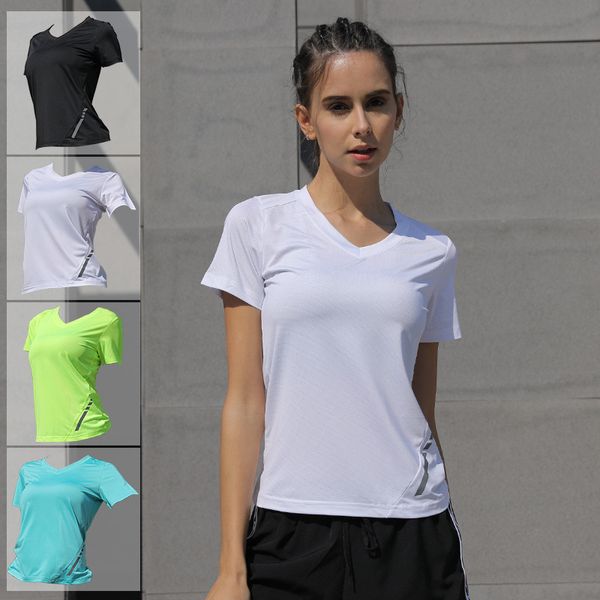 summer quick drying fit fitness women sport shirt sports wear for women gym gym running short sleeve yoga workout, Black;red
summer quick drying fit fitness women sport shirt sports wear for women gym gym running short sleeve yoga workout, Black;red