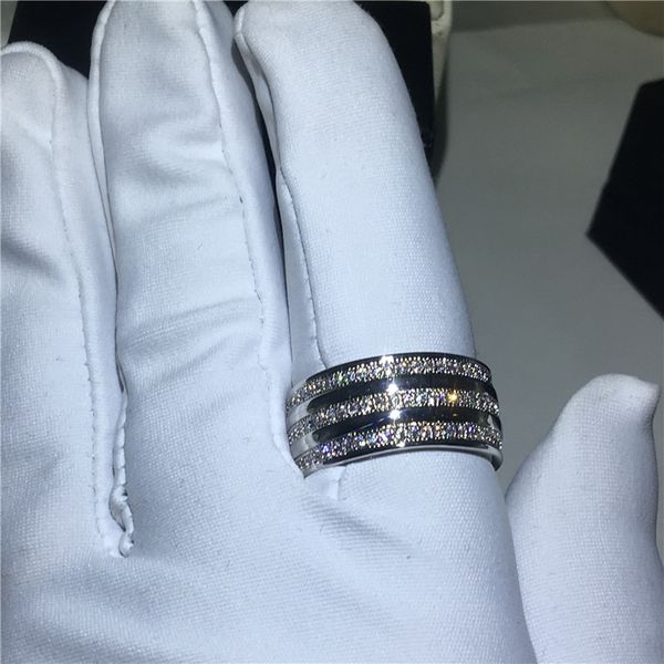 lovers round finger ring 925 sterling silver mirco pave cubic zirconia party wedding band rings for women men, Slivery;golden
lovers round finger ring 925 sterling silver mirco pave cubic zirconia party wedding band rings for women men, Slivery;golden