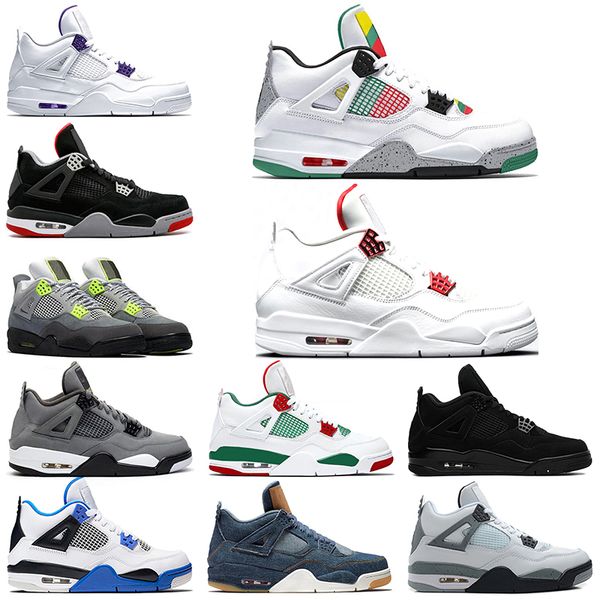 discount jumpman 4 4s mens trainers basketball shoes bred neon metallic purple rasta black athletics men sports sneakers size 40-47
discount jumpman 4 4s mens trainers basketball shoes bred neon metallic purple rasta black athletics men sports sneakers size 40-47