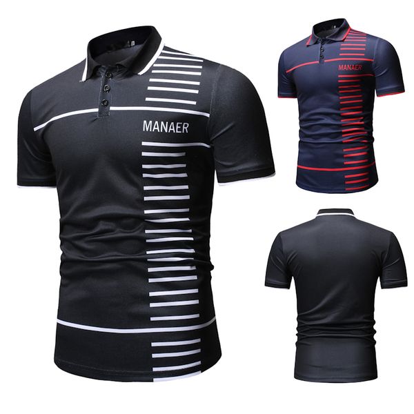 summer mens designer polo fashion casual short sleeve breathable polo casual mens clothing, White;black
summer mens designer polo fashion casual short sleeve breathable polo casual mens clothing, White;black