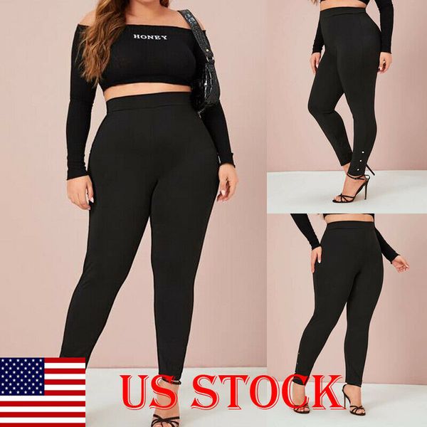 us stock women's elasctic lady pants high waist stretch slim fit long trousers plus size solid long casual pants sport xl-4xl, White;red
us stock women's elasctic lady pants high waist stretch slim fit long trousers plus size solid long casual pants sport xl-4xl, White;red