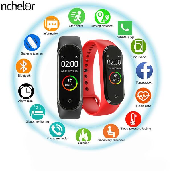 smart waterproof m4 sports belt blood pressure watch for android ios men and women monitor fitness tracker health bracelet, Slivery;brown
smart waterproof m4 sports belt blood pressure watch for android ios men and women monitor fitness tracker health bracelet, Slivery;brown