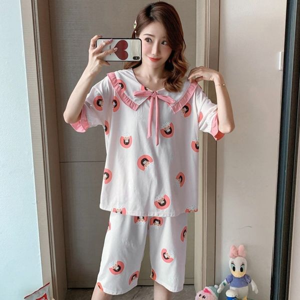 little daisypajamas women's short sleeve suit sweet princess girls' cute pure cotton clothes home furnishing clothing home clothes, Blue;red
little daisypajamas women's short sleeve suit sweet princess girls' cute pure cotton clothes home furnishing clothing home clothes, Blue;red