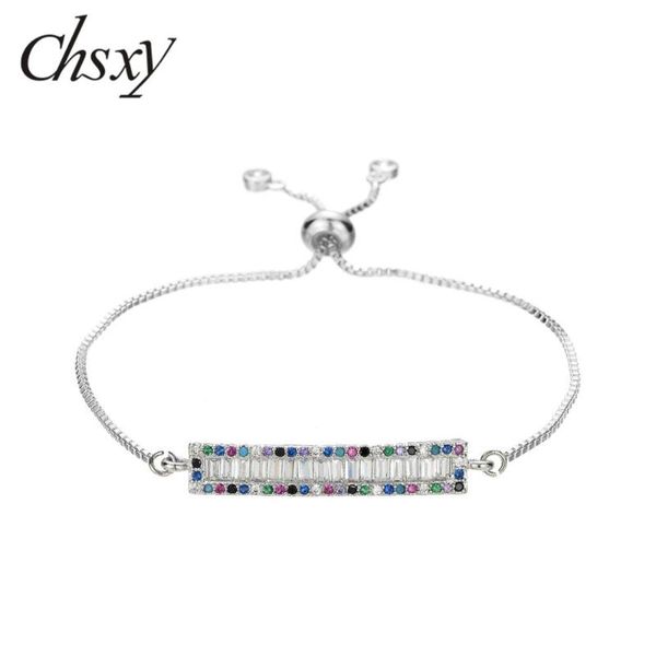 chsxy boho bracelets for women geometric sparkling silver color adjustable size fashion cubic zirconia link chain bracelet gift, Golden;silver
chsxy boho bracelets for women geometric sparkling silver color adjustable size fashion cubic zirconia link chain bracelet gift, Golden;silver