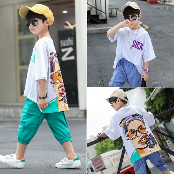 5gyh3 boys' summer 2020 children's casual loose two-piece for medium and large children and little boy summer clothes 2020 suit bo
5gyh3 boys' summer 2020 children's casual loose two-piece for medium and large children and little boy summer clothes 2020 suit bo