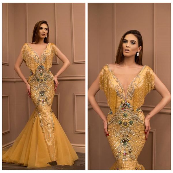2020 luxurious beaded slim mermaid prom dresses bling bling crystal beading sparkling celebrity party gowns formal long vestidos de soiree, Black
2020 luxurious beaded slim mermaid prom dresses bling bling crystal beading sparkling celebrity party gowns formal long vestidos de soiree, Black
