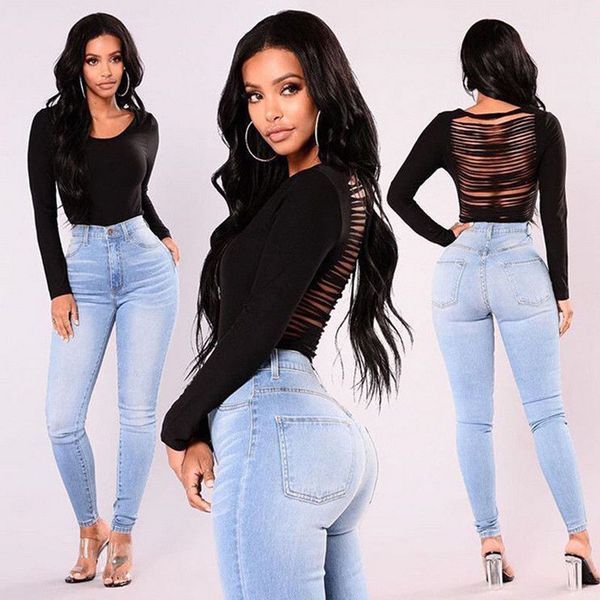 women's jeans fashion women lady denim skinny pants high waist stretch slim pencil casual, Blue
women's jeans fashion women lady denim skinny pants high waist stretch slim pencil casual, Blue