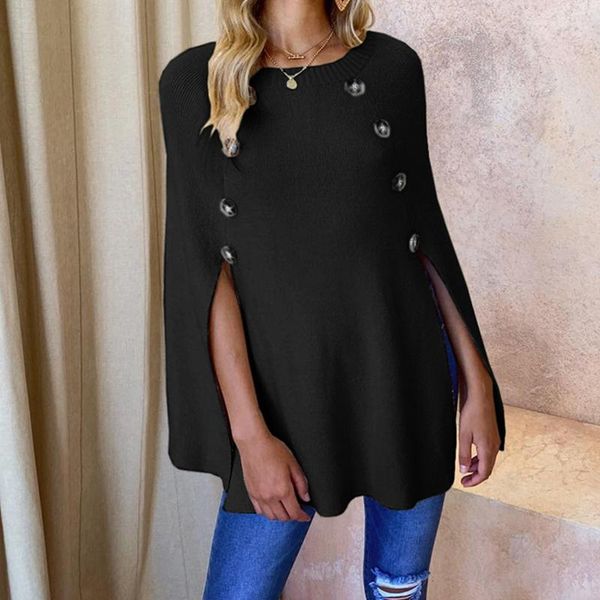 2019 elegant work office cloak cape sweater autumn fashion pull knitted poncho women casual solid o neck pullover femme knit top, Black
2019 elegant work office cloak cape sweater autumn fashion pull knitted poncho women casual solid o neck pullover femme knit top, Black