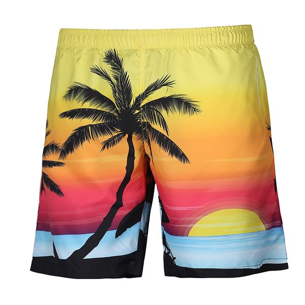 men sunset printed tropical beach pant sweat pants surf swimwear board shorts adjustable waist with pocket activewear short, White;black
men sunset printed tropical beach pant sweat pants surf swimwear board shorts adjustable waist with pocket activewear short, White;black