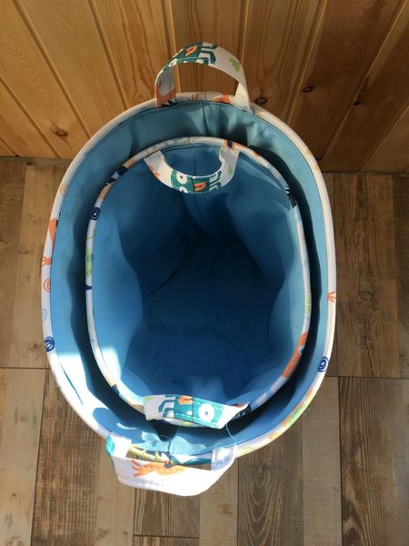 folding laundry basket little monster storage barrel toys clothing organizer holder pouch household home storage box
folding laundry basket little monster storage barrel toys clothing organizer holder pouch household home storage box