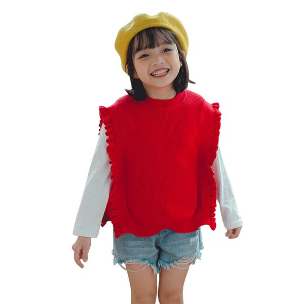 lace ruffles baby girls sweater vest kids o-neck outfit coat spring autumn infant pullover sleeveless cotton blended comfortable, Blue
lace ruffles baby girls sweater vest kids o-neck outfit coat spring autumn infant pullover sleeveless cotton blended comfortable, Blue