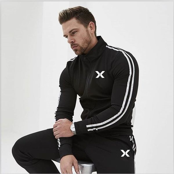 2019 brand new men sets fashion autumn spring sporting suit sweatshirt +sweatpants mens clothing 2 pieces sets slim tracksuit, Black
2019 brand new men sets fashion autumn spring sporting suit sweatshirt +sweatpants mens clothing 2 pieces sets slim tracksuit, Black