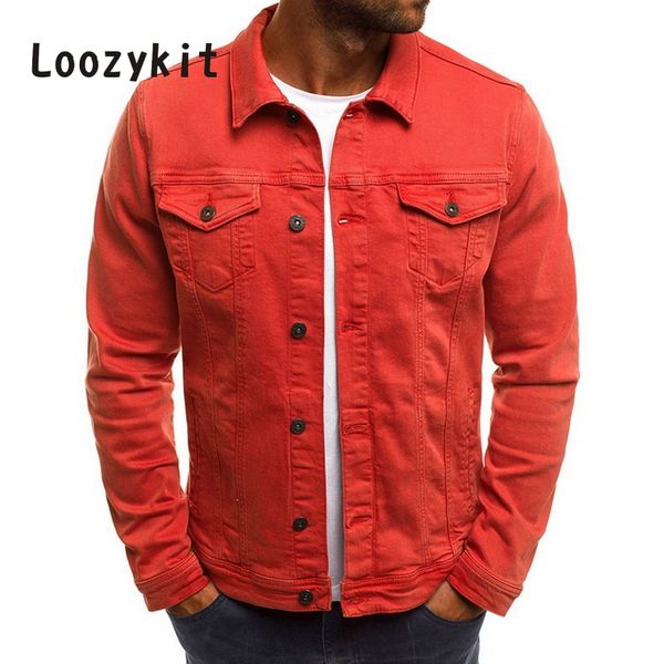 loozykit men's casual jackets male spring autumn turn-down collar pocket denim jackets outwear single breasted chaqueta hombre, Black;red
loozykit men's casual jackets male spring autumn turn-down collar pocket denim jackets outwear single breasted chaqueta hombre, Black;red