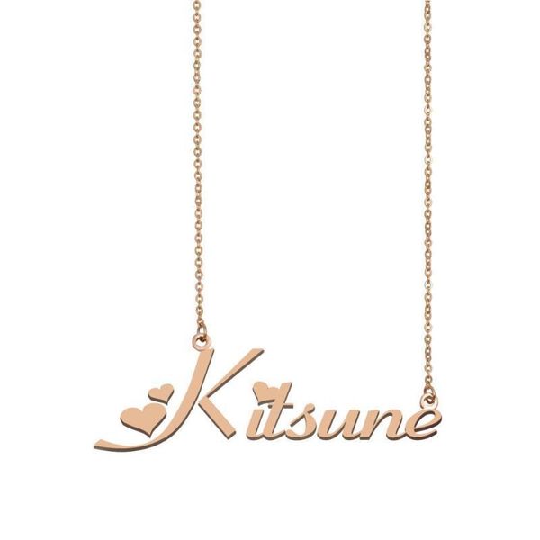 kitsune name necklace , custom name necklace for women girls friends birthday wedding christmas mother days gift, Silver
kitsune name necklace , custom name necklace for women girls friends birthday wedding christmas mother days gift, Silver