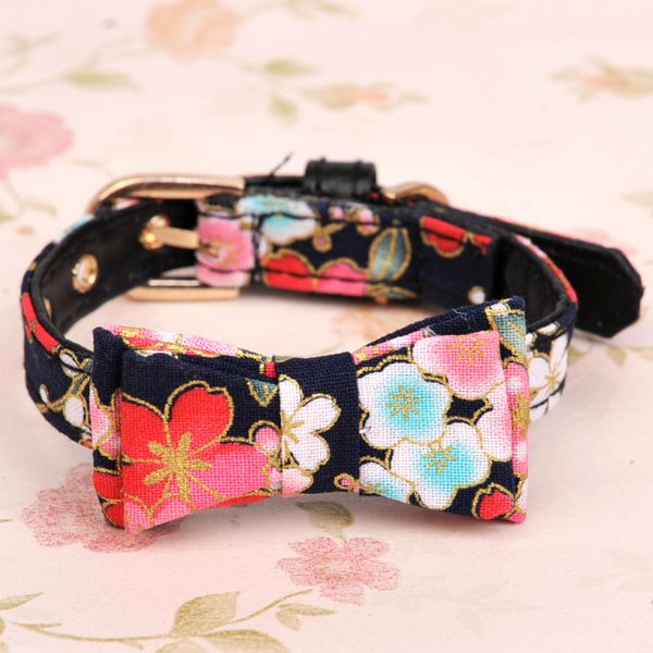 chinese mainland japanese style sakura printed bow small cats dogs puppy tie collar chain necklace wedding christmas party bowtie pet supply
chinese mainland japanese style sakura printed bow small cats dogs puppy tie collar chain necklace wedding christmas party bowtie pet supply