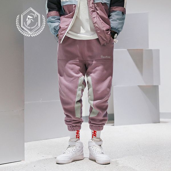 men loose patchwork harem jogger pants fleece heavyweight ankle-length hip hop pants, Black
men loose patchwork harem jogger pants fleece heavyweight ankle-length hip hop pants, Black