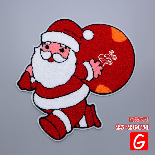 gugutree embroidery big christmas patch animal patches badges applique patches for clothing dx-80, Black
gugutree embroidery big christmas patch animal patches badges applique patches for clothing dx-80, Black