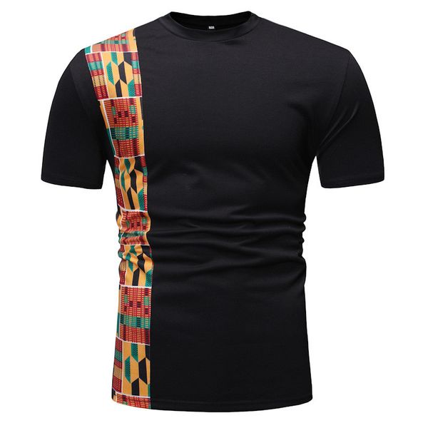 panelled mens designer tshirts fashion slim ethnic style print short sleeve mens tees casual males clothing, White;black
panelled mens designer tshirts fashion slim ethnic style print short sleeve mens tees casual males clothing, White;black