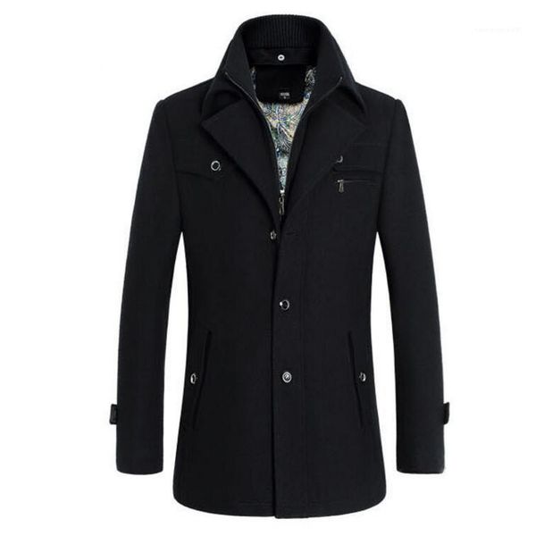 corta vento lapel neck zipper business outerwear mens winter solid color long coats fashion hoome clothing casual, Tan;black
corta vento lapel neck zipper business outerwear mens winter solid color long coats fashion hoome clothing casual, Tan;black