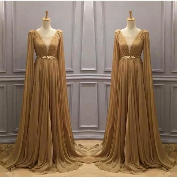 arabic v neck chiffon long evening dress 2019 capped ruched sweep train formal party prom gowns bc2027, Black;red
arabic v neck chiffon long evening dress 2019 capped ruched sweep train formal party prom gowns bc2027, Black;red