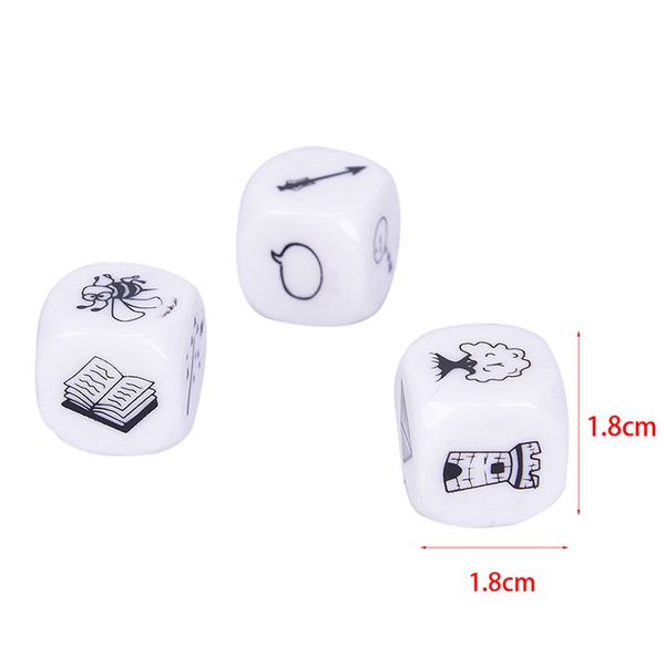 9pcs story dice puzzle board game telling story book family/party/friends parents with children funny english game
9pcs story dice puzzle board game telling story book family/party/friends parents with children funny english game
