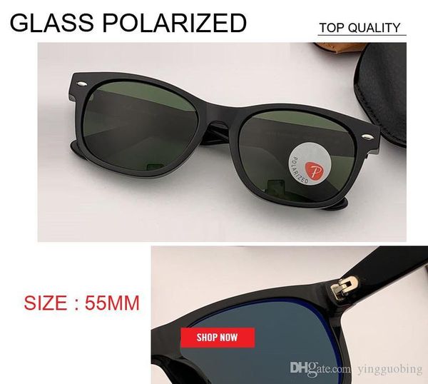 2019 new vintage sunglasses women retro g15 polarized glass lens sunglasses famous brand designer rd2132 square sun glasses 55mm gafas, White;black
2019 new vintage sunglasses women retro g15 polarized glass lens sunglasses famous brand designer rd2132 square sun glasses 55mm gafas, White;black
