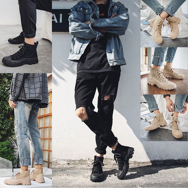 fashion denim breathable martin boots trainers mens womens casual shoes sneakers beige black homemade brand designer boots 3843
fashion denim breathable martin boots trainers mens womens casual shoes sneakers beige black homemade brand designer boots 3843
